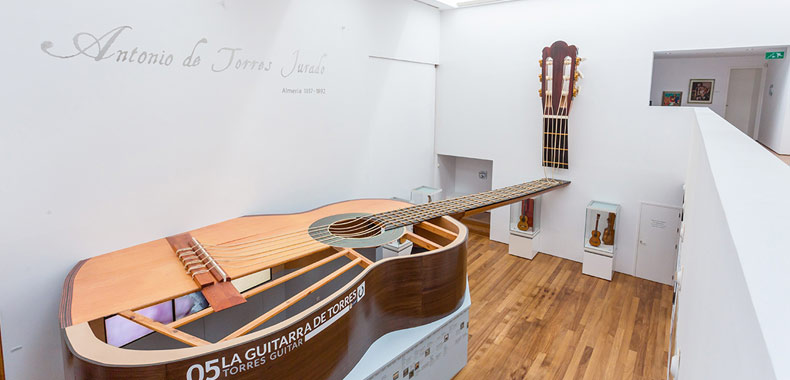 Interior del Museo de la Guitarra