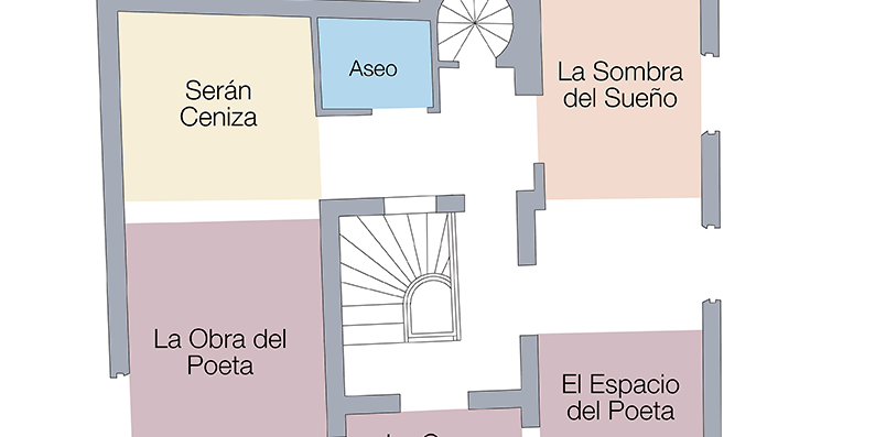 Planta Alta Casa del Poeta José Ángel Valente