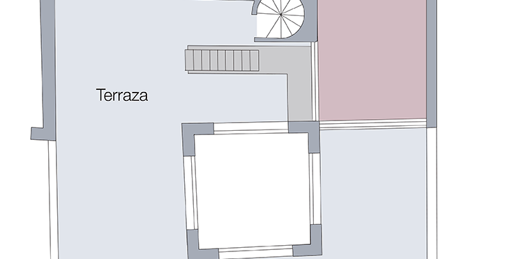 Terraza Casa del Poeta José Ángel Valente