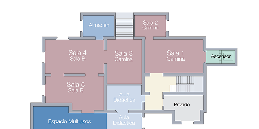 Planta Semisotano Museo de Arte Doña Pakyta